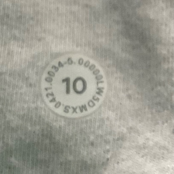 Lululemon Warm Down Jogger *7/8 Length Thread Dye White Black - Picture 5 of 9